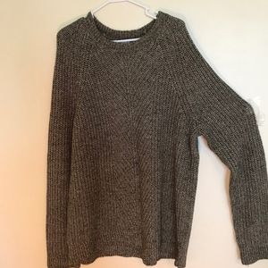 Express grey/ black knit sweater XXL